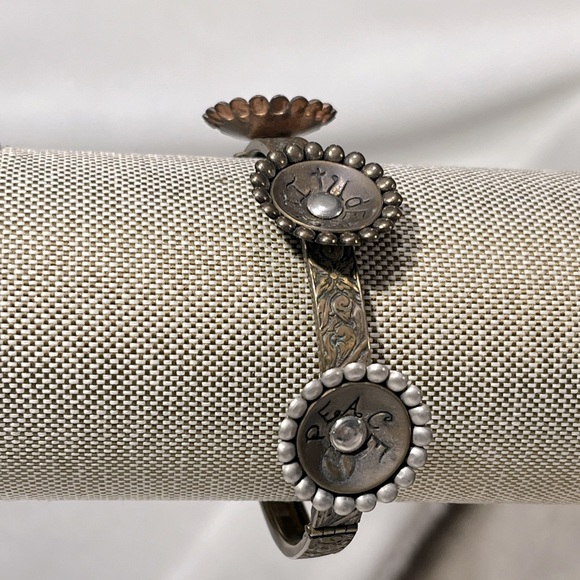 Bracelet Handmade Boho Metal-OS - Picture 3 of 4